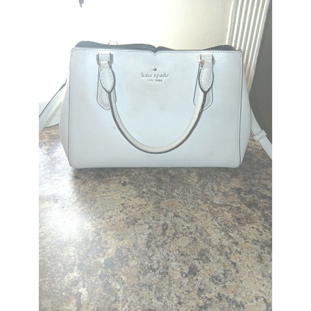 Kate Spade Monet Large Triple Compartment Shoulder Bag for Women - White